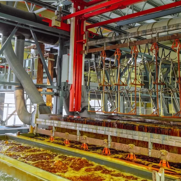 Electroplating copper process