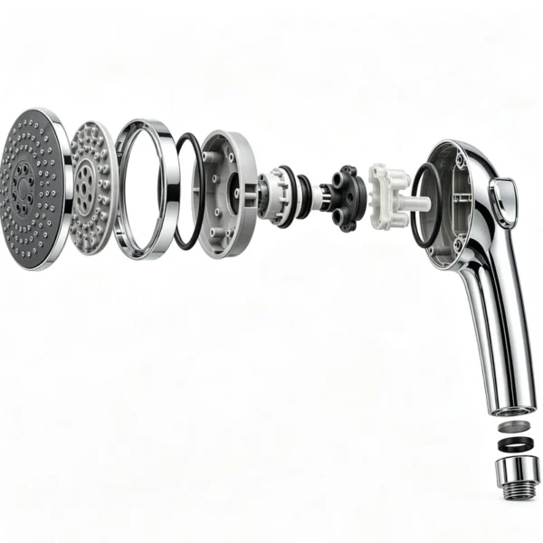 Handheld-Shower-Head-Switching-Mechanism-Disassembled