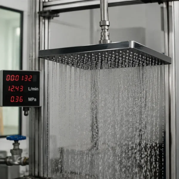 Jekare-Rain-Shower-Head-Flow-Rate-Test