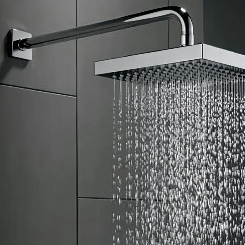 black square shower head