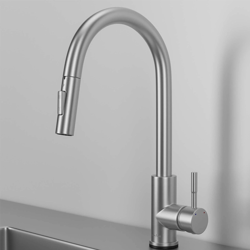 copper kitchen faucet