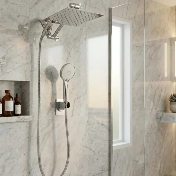 hand head shower head in bathroom applications