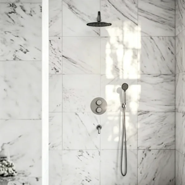 handheld shower and wall bracket