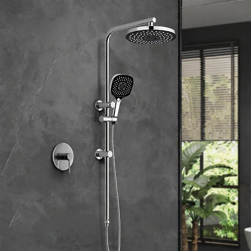 high pressure rainfall shower head