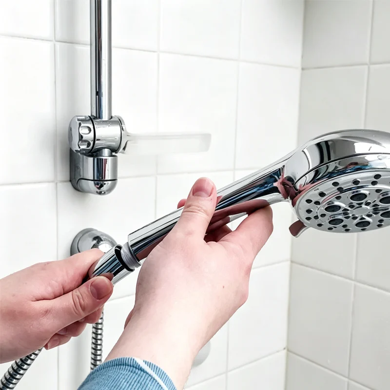 high pressure shower head with hose