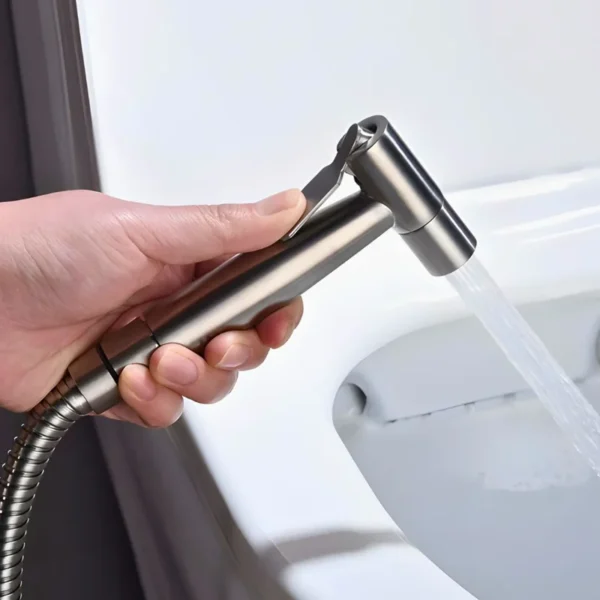matt black bidet spray