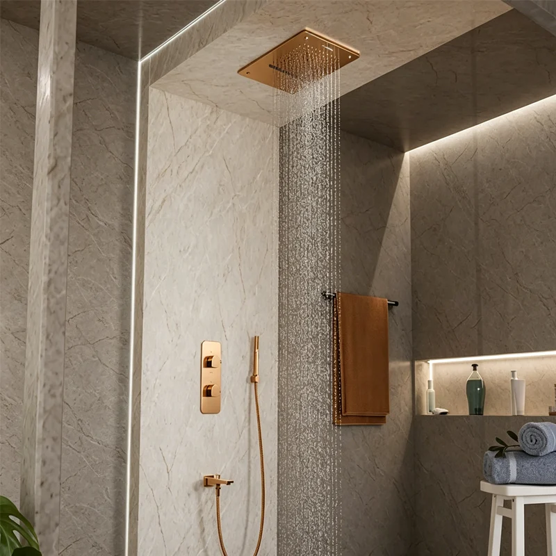 rainfall shower system