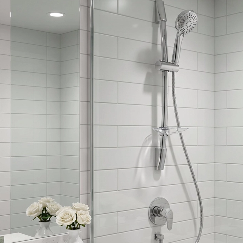 sliding shower head bar