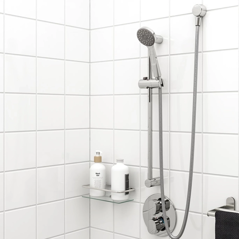 sliding shower head