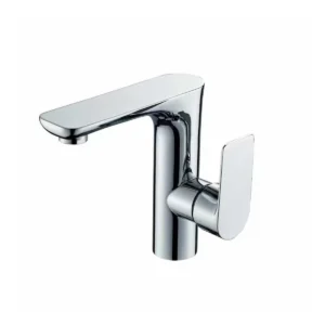 Chrome Plated Bathroom Sink Faucets Single Hole