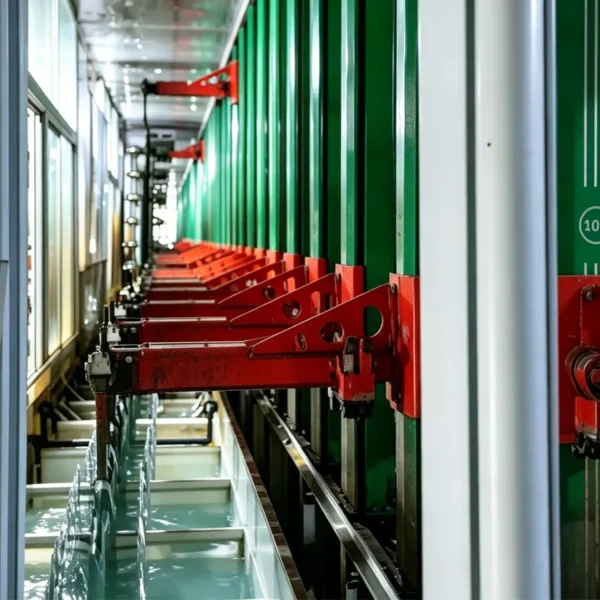 Multi-layer copper nickel chrome electroplating line for corrosion-resistant faucet surface finishing