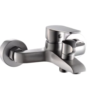 Wall-mounted Bathroom Faucet With Sprayer