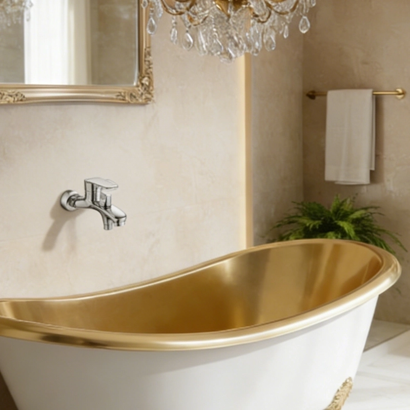 bath tap with shower head
