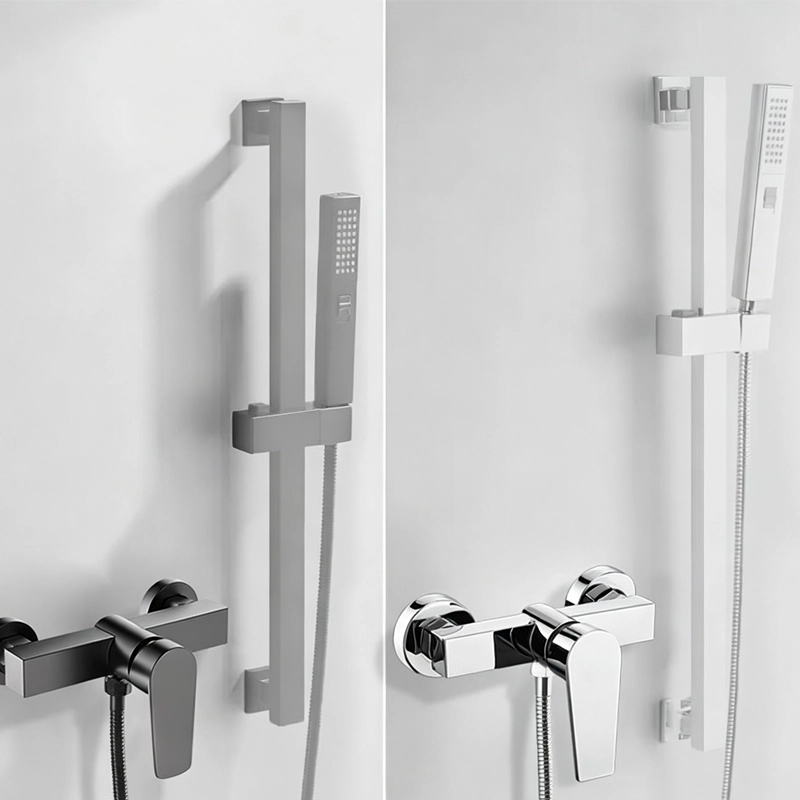 bath tap with shower head