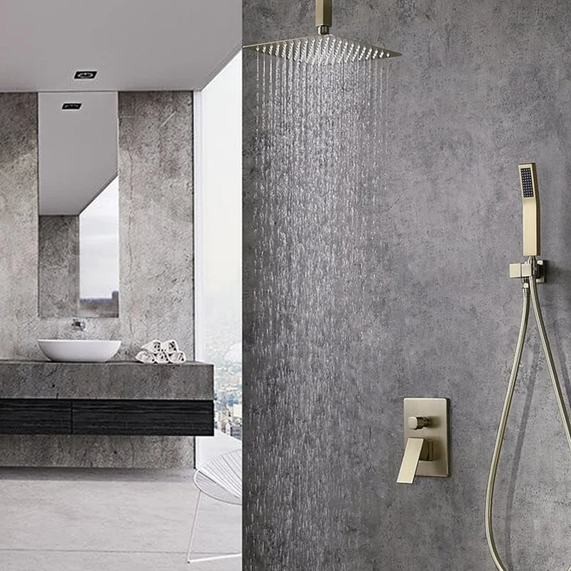 large rain shower head
