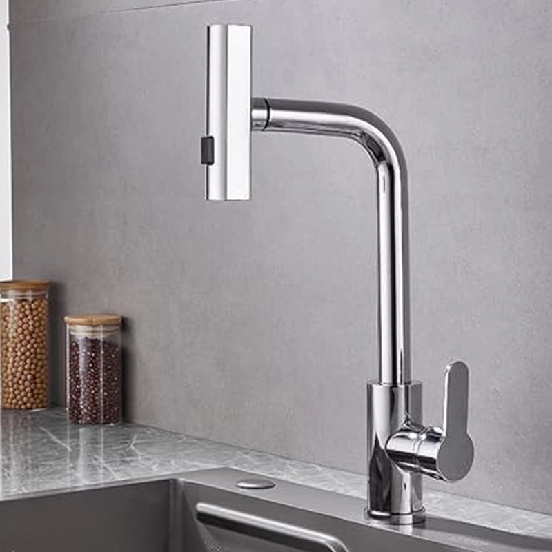 stainless steel kitchen faucet