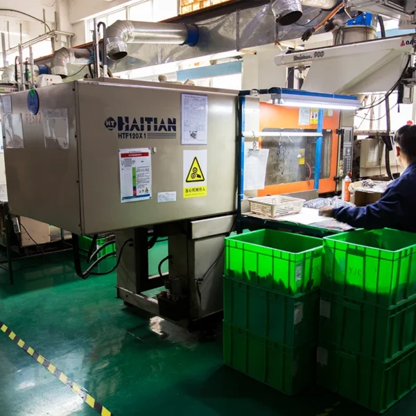 ABS injection molding process for bathroom fixture components at JEKARE factory