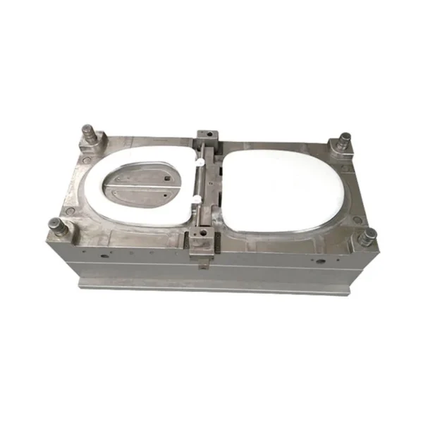 Jekare molded toilet seat component fresh from injection molding