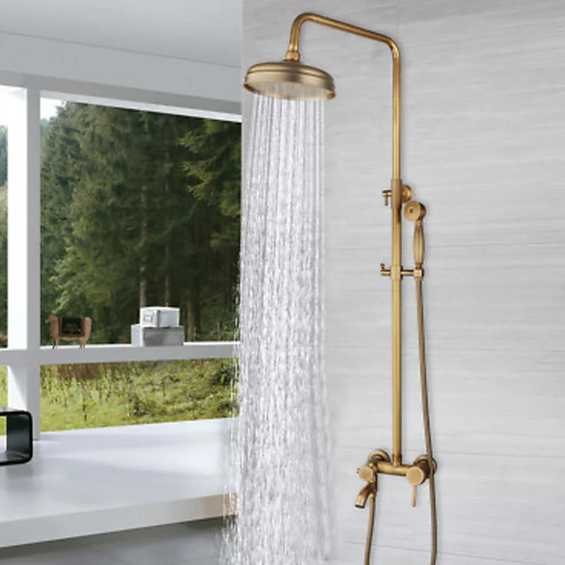 brass shower set