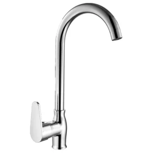 Single Handle Kitchen Faucet Brass Hot and Cold Deck Mounted