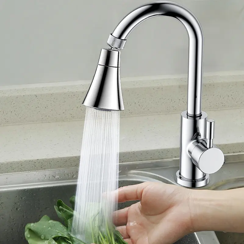 polished nickel kitchen faucet