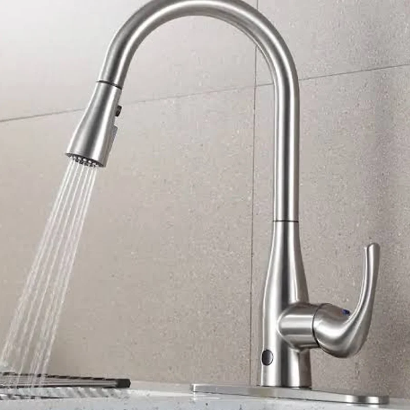 stainless steel kitchen faucet