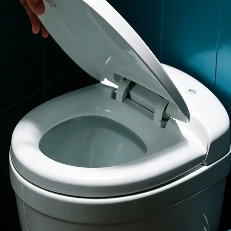 white toilet seat