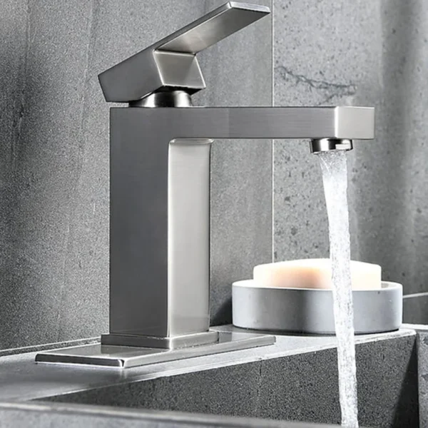 Brushed-Nickel-Bathroom-Faucet