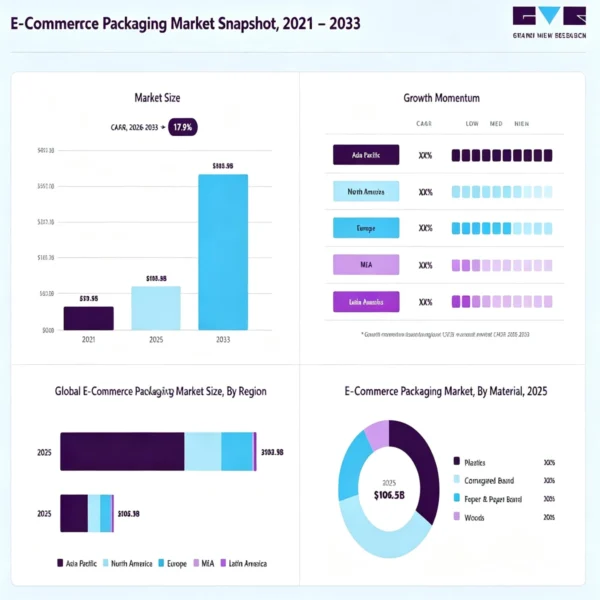 e-commerce packaging market growth curve