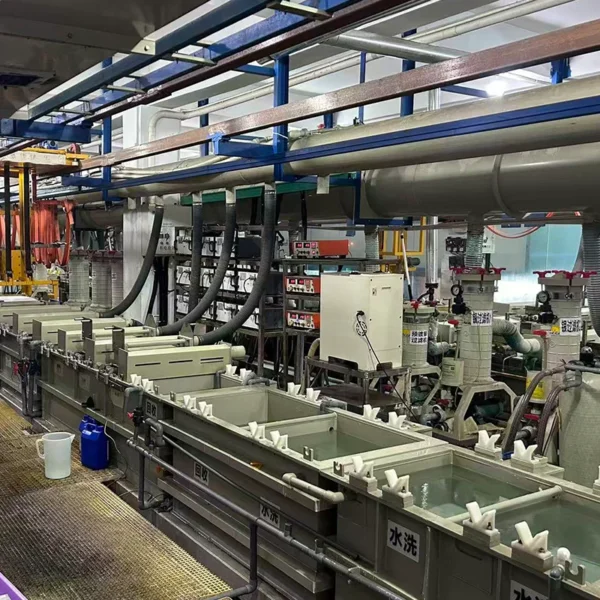 Jekare full‑auto electroplating production line equipment inside workshop plant