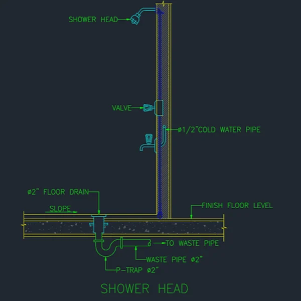 shower head CAD
