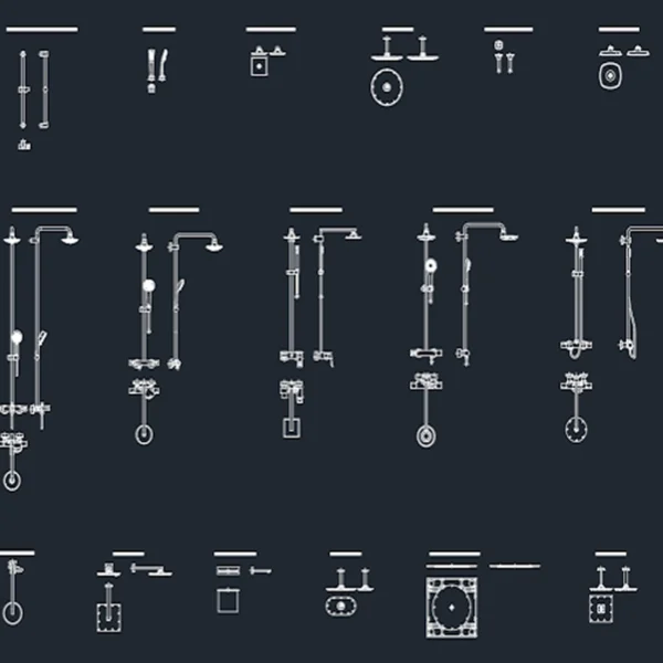 shower head system CAD