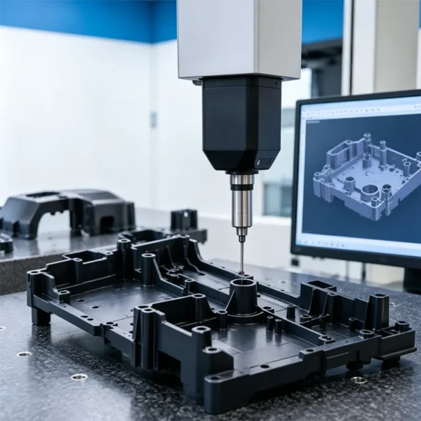 cmm-inspection-injection-molded-face-plate