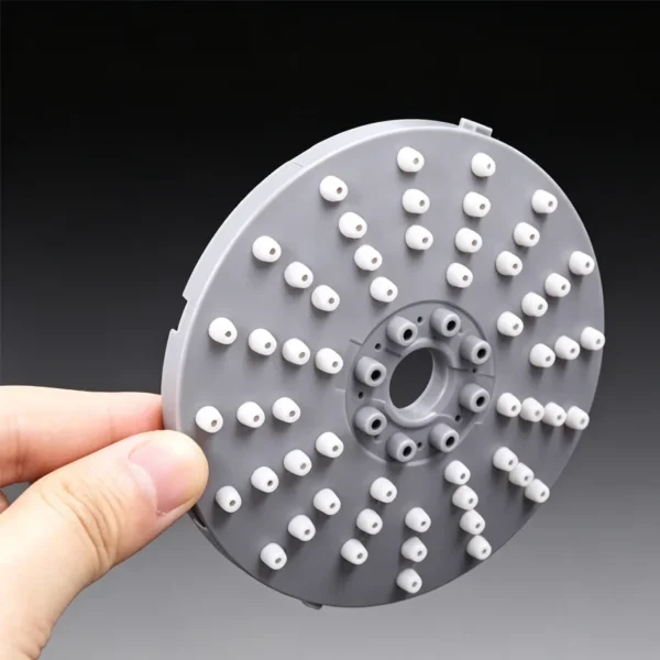 silicone-nozzle-overmolded-shower-face-plate